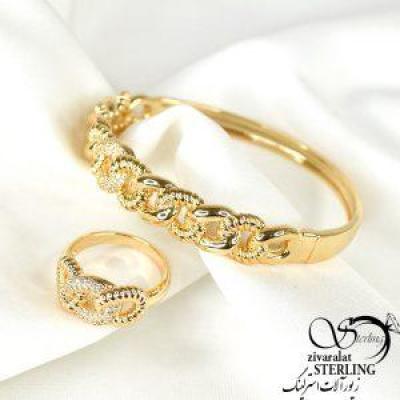 ست دستبند و انگشتر کارتیه برند ysx کد 9412