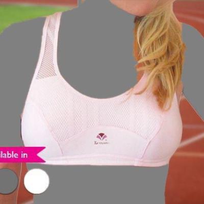 نیم تنه پشت قهرمانی نخ پنبه طوسی اسفنجی مشبک