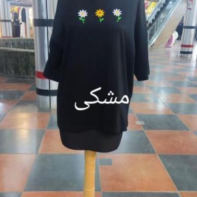 تیشرت یقه گرد زنانه کد548