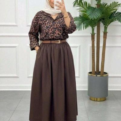 ست بلوز دامن و کمربند آزاده