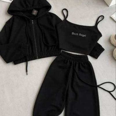 دورس و شلوار و کراپ سه تیکه آنجل کد 1399