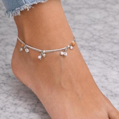 پابند مرواریدی ظریف زنانه سفید برند l am