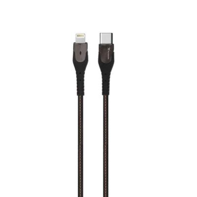 کابل شارژ پاوربانکی PD تایپ سی به لایتنینگ کوکلاسیک مدل Q-44 به طول 0.3 متر