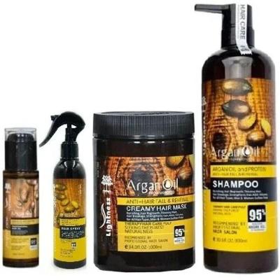 پک 4 تایی حرفه‌ای آرگان ( شامپو+ماسک+اسپری+روغن ) کد 1677