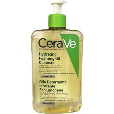 فوم پوست خشک و خیلی خشک شستشوی روغنی سراوی 437ml کد 1659