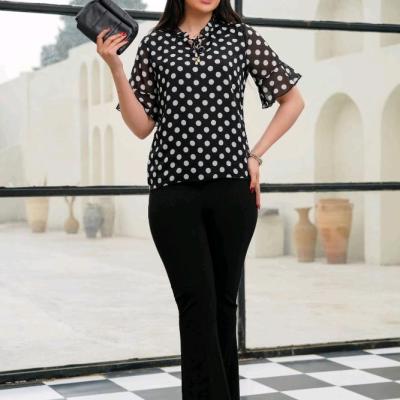 شومیز حریر آستر دار