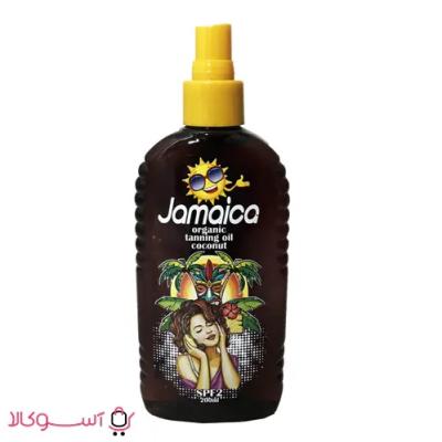 روغن برنزه کننده نارگیل جامائیکا مدل jamaica coconut حجم 200 میلی لیتر
