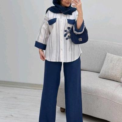 ست شومیز شلوار نوگل