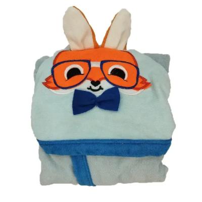 حوله پالتویی کودک بالاست مدل روباه باهوش سایز 70