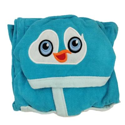 حوله پالتویی کودک بالاست طرح جوجه سایز 60