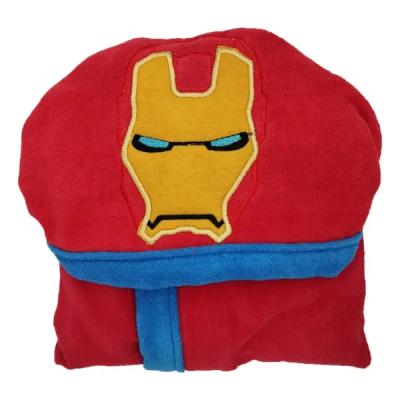 حوله پالتویی کودک بالاست طرح مرد آهنی سایز 60