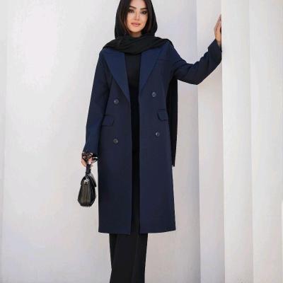 مانتو مجلسی مدل ست دوتیکه مانتو شلوار بلند جنس بزیاق درجه یک