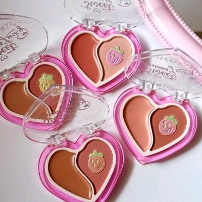 هایلایتر و رژ گونه توت فرنگی