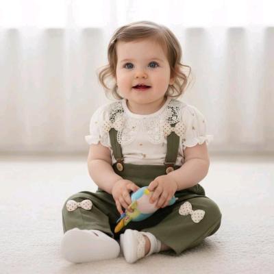 لباس دخترانه عیدانه سه تیکه رها