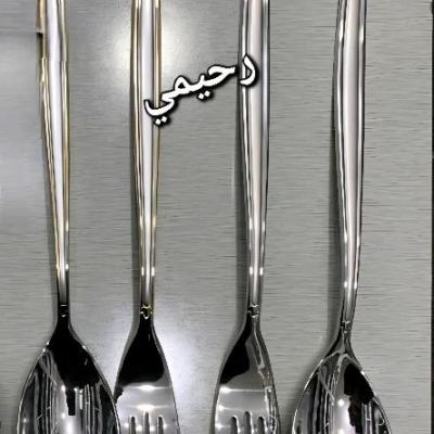 سرویس قاشق و چنگال 24نفره 120 پارچه یونیک نقره ای جدید خاص (پس کرایه )