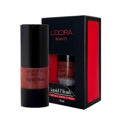 رژ گونه مایع کد LB 04 مناسب انواع پوست لدورا15میلی