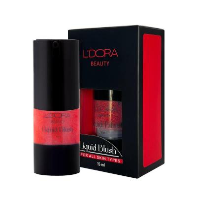 رژ گونه مایع کد LB 05 مناسب انواع پوست لدورا 15 میلی