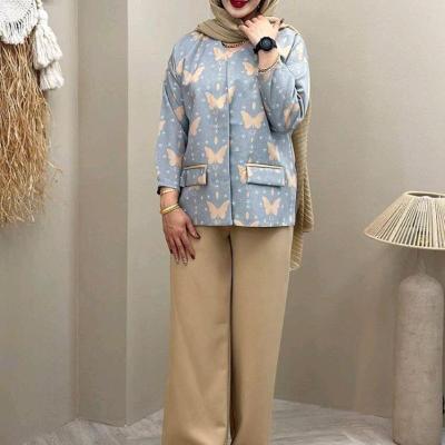 ست کت شلوار زنانه مدل پروانه