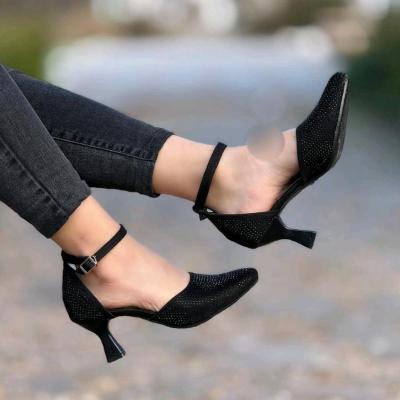 کفش مجلسی نگین مشکی