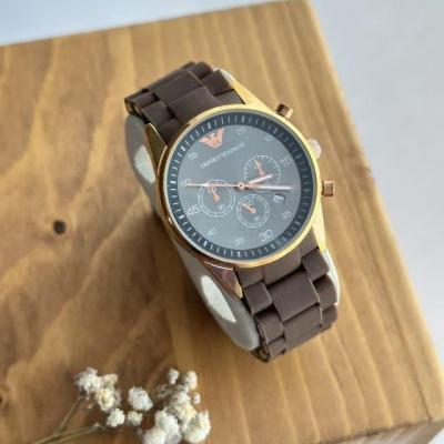 ساعت مردانه امپریو آرمانی قهوه ای Emperio armani