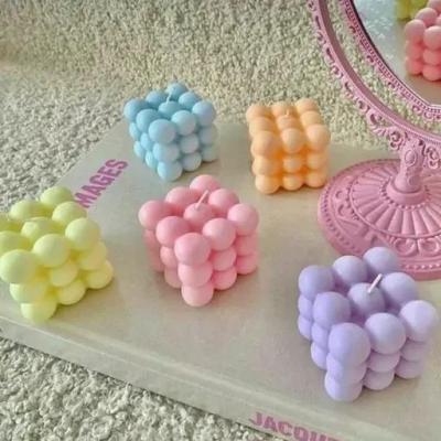 قالب شمع مدل روبیک (سبز روشن)