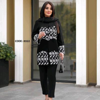 مانتو مجلسی شانتون تایوان مدل خرجکار گلدوزی برجسته کد0322