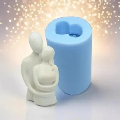 قالب شمع سیلیکونی طرح زوج