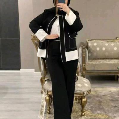 مانتو شلوار زنانه کرپ مدل میشا