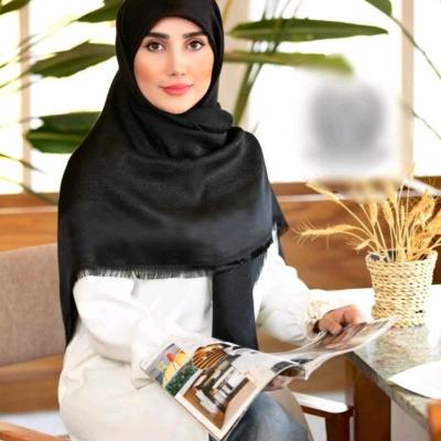 روسری پتینه مشکی قواره 140