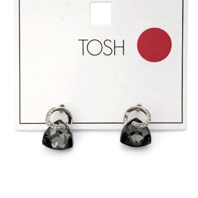 گوشواره کریستال سواروسکی برند TOSh وارداتی