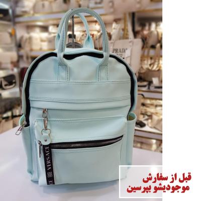 کوله مدرسه و دانشگاه مشکی سبز ارسال رایگان ،جادار