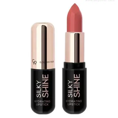 رژ لب گلدن رز جامد ساتین سیلکی شاین silky shine