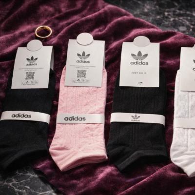 جوراب مچی فانتزی زنانه و دخترانه برجسته 12 جفتی برند آدیداس