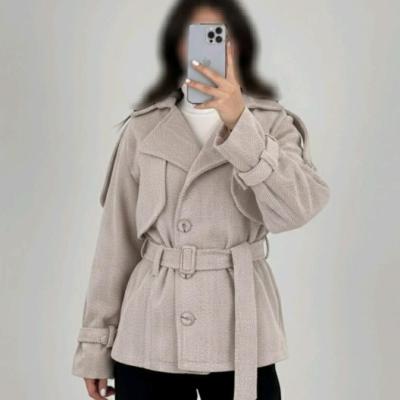 پالتو زنانه فوتر جناقی آستردار مدل الیزا ترک