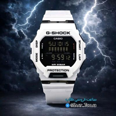 ساعت کاسیو جیشاک سفید رنگ نمایش دیجیتالی Casio G-shock