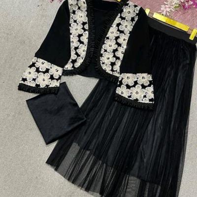 ست کت دامن با شال