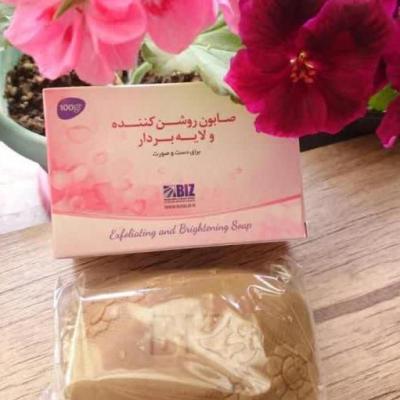 صابون روشن کننده و لایه بردار