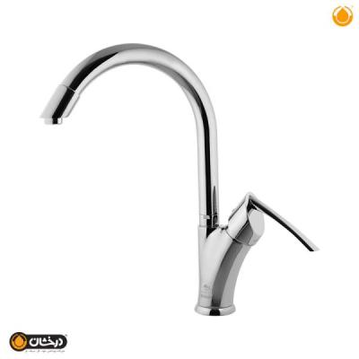شیر ظرفشویی مدل تاپ کروم درخشان
