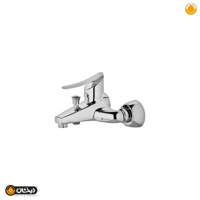 شیر دوش حمام کروم مدل لوکس درخشان