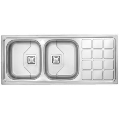 سینک ظرفشویی توکار نیمه فانتزی مدل DS3318-120 (DS 543) درسا