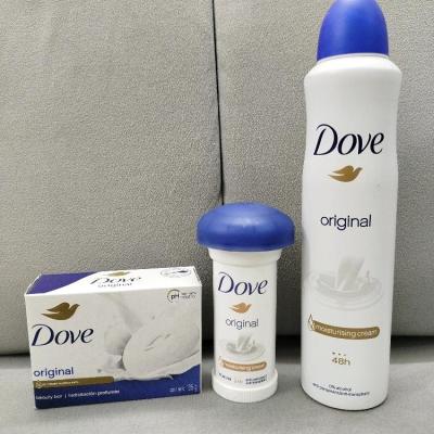 اسپری داو و مام قارچی داو و صابون داو DOVE مدل original رایحه شیر