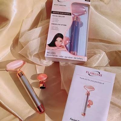 ماساژور ست رولر و سنگ زیر چشم و صورت Flawless اورجینال