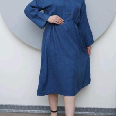 کفتان مانتویی ماکسی خنک و سبک برای دانشگاه و محل کار-159436