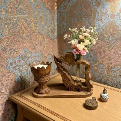 گلجای طرح ایران به همراه شات شمع گلبرگ لاله