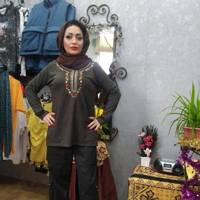 بلوز زنانه نخی