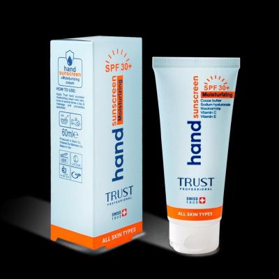 کرم تخصصی دست ضد آفتاب و آبرسان بی رنگ spf30 تراست