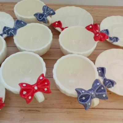 فنجان نعلبکی پاپیون