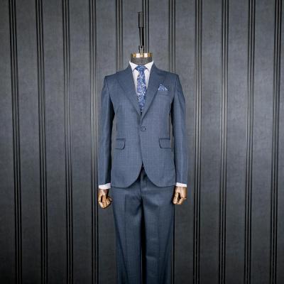 کت و شلوار چهارخانه سرمه ای فاستونی