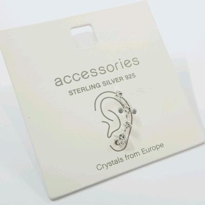 گوشواره کلایمبرز نقره عیار 925 نگین دار ، بسیار درخشان و زیبا