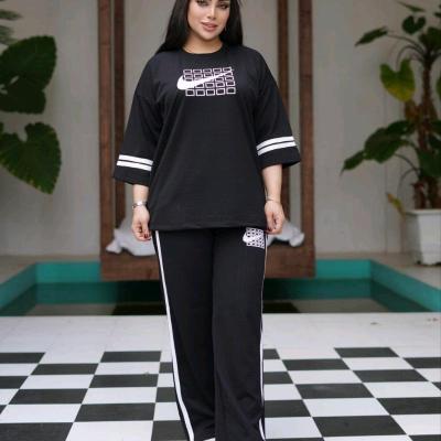 ست بلوز شلوار زنانه نایک ژاکارد،ارسال رایگان ،فری سایز تا 46 ، رنگبندی